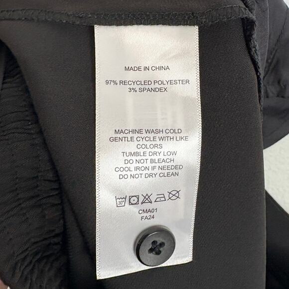 NWT Quince Stretch Crepe Classic Trouser in Black 8 - Picture 5 of 7